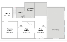 Basement Floor Plans Basement Office