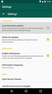 to update whatsapp on android phone
