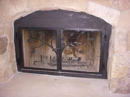 Wrought Iron Custom Build In Fireplace