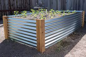 how to build a metal raised garden bed