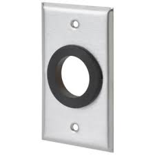 1½ Grommet Wall Plate Stainless