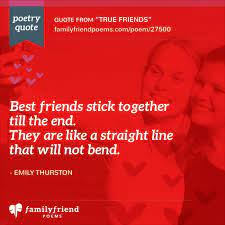 17 short friendship poems best short
