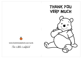 Free Printable Thank You Cards Coloring Pages Great Free Clipart