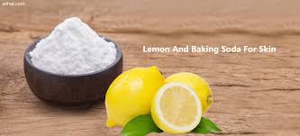 lemon and baking soda for skin