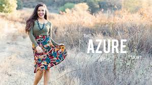 Azure Skirt Lularoe