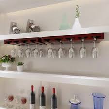 wine glass rack hanging goblet shelf