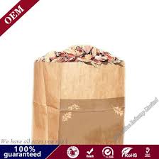 china biodegradable compost sack brown