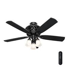 indoor gloss black ceiling fan
