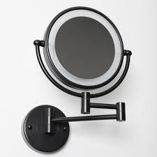 vogue backlit wall mount mirror matte