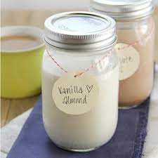 homemade coffee creamer vanilla almond