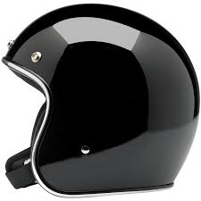 Biltwell Bonanza Open Face Helmet Gloss Black