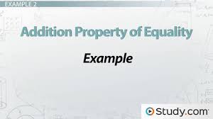Addition Property Of Equality