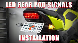 Part 3 How To Install An Led Rear Pod Signals On A 2017 Honda Grom By Tst Industries Youtube