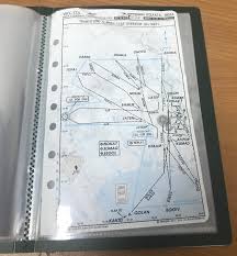 A5 Jeppesen Navigation Charts Display Book