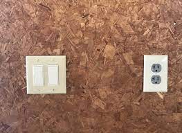 how to finish osb garage interior wall