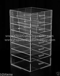 ds acrylic clear cube makeup organizer