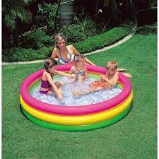 Intex Sunset Glow 3 Ring Paddling Pool