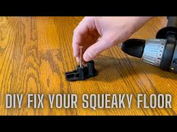 diy fix squeaky hardwood floors you