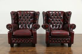 pair of english vine chesterfield