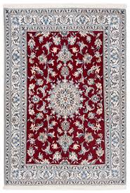 nain persian rug red 208 x 145 cm