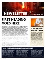 Design A Newsletter Free Templates Postermywall