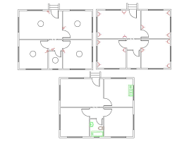 Small House Electrical Plan Cad Drawing
