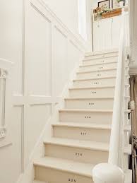 Painted stair treads are so easy and inexpensive. Numbered Stairs Farmhouse Stairway Makeover Liz Marie Blog