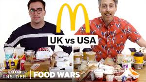 us vs uk mcdonald s food wars you