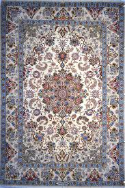 isfahan silk persian rug item 598