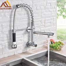 2021 wall mounted spring kitchen faucet