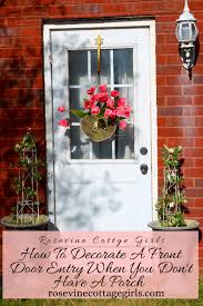 how to decorate a front door entrance