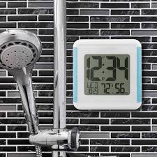 Splash Proof Shower Cube Clock