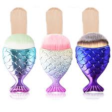 mermaid makeup brush shimmering 6