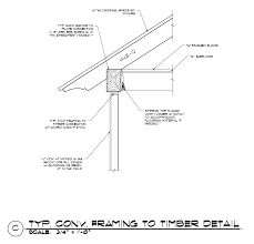 Stick Framing To Timber Frame Construction Detail Frames