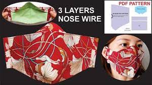 See more ideas about crafts, easy sewing, face mask tutorial. Aranmade Face Mask Pattern Pdf Face Mask With Pocket Nose Wire Favecrafts Com If You Prefer To Download Separate Sizes Here Are The Links Sangangpuluhan