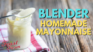 blender homemade mayonnaise you