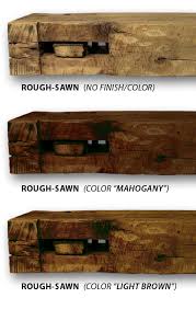 Rough Sawn Fireplace Manels Made With