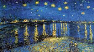 starry night over the rhone wallpaper