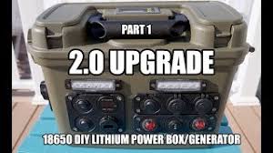 18650 diy lithium powerbox solar
