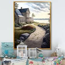 Country Framed Canvas Art Print