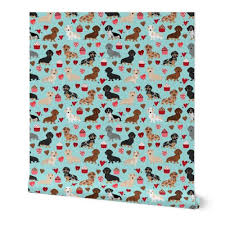 You can also upload and share your favorite valentine's week 2021 wallpapers. Doxie Love Valentines Fabric Cute Love D Spoonflower