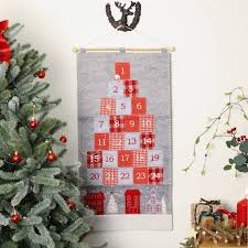 Fabric Advent Calendar Wall Hanging