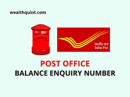 post office balance check number