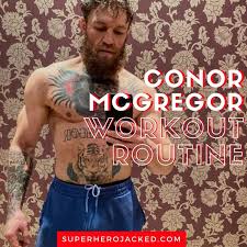 conor mcgregor workout routine and t