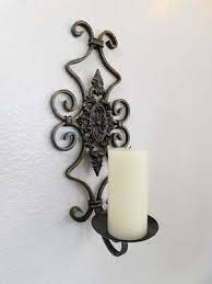 Iron Wall Sconce For Pillar Candle