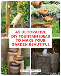 Bubble wall fountain for home garden decoration 13. 45 Decorative Diy Fountain Ideas To Make Your Garden Beautiful