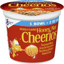 honey nut cheerios cereal single