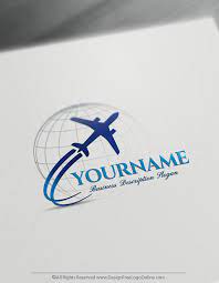 create travel logo using the