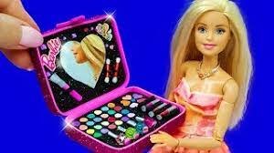 barbie doll makeup set diy for kids