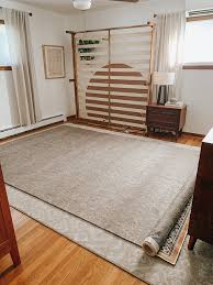 layering rugs using a rug pad dream